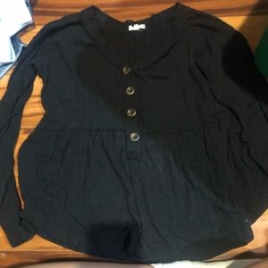 maurice’s brand, black shirt size medium